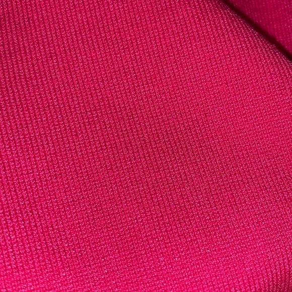 Pendleton Silk Blend, Ribbed Mock Turtleneck Pink Petite Large - Picture 6 of 7